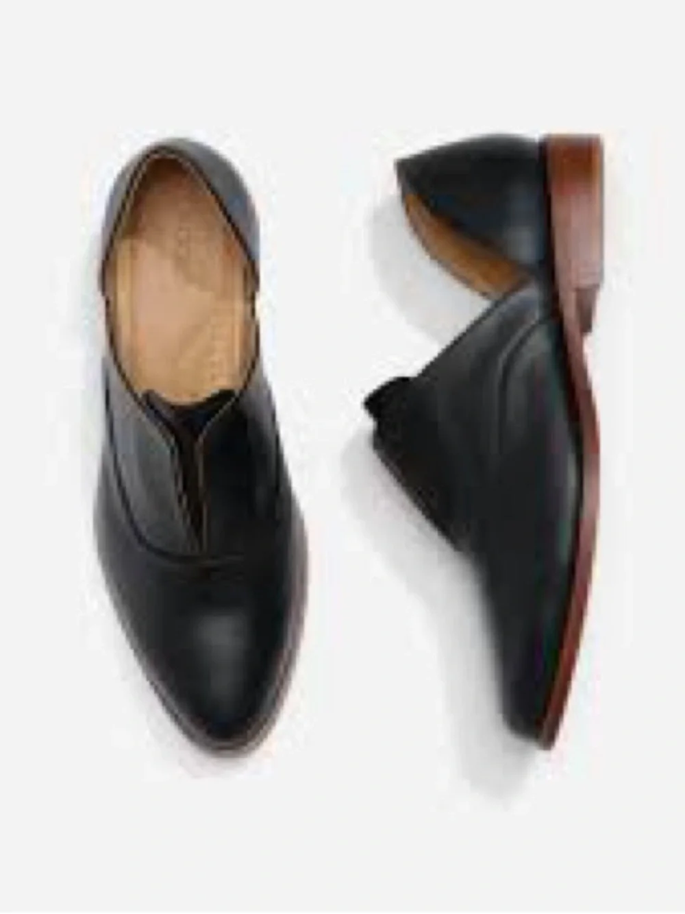 New Nisolo Emma Emma d'Orsay Oxford Bloke-core Classic Leather Sustainable Flat